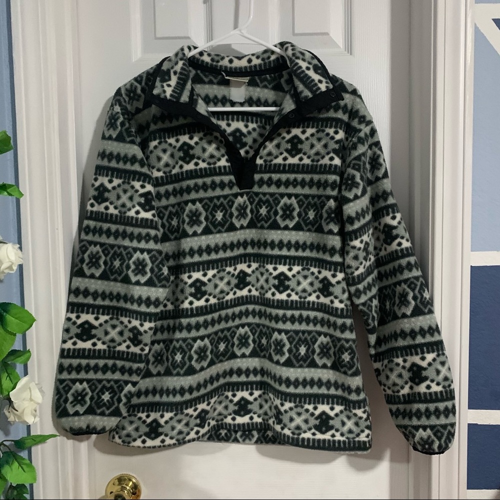 L.L. Bean 1/4 Button Fleece